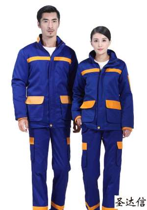 定制工程服之反光背心是橙紅的和熒光素黃的呢？